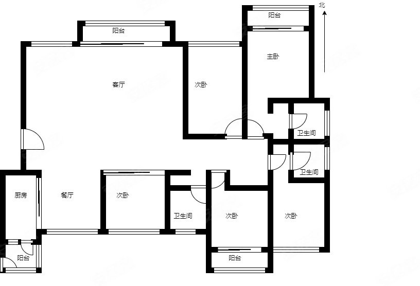 天峦湖高楼层视野好南北通透板楼有电梯豪华精装