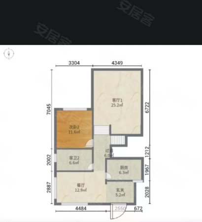 恒大御澜庭(别墅)5室2厅3卫244.31㎡南北1450万