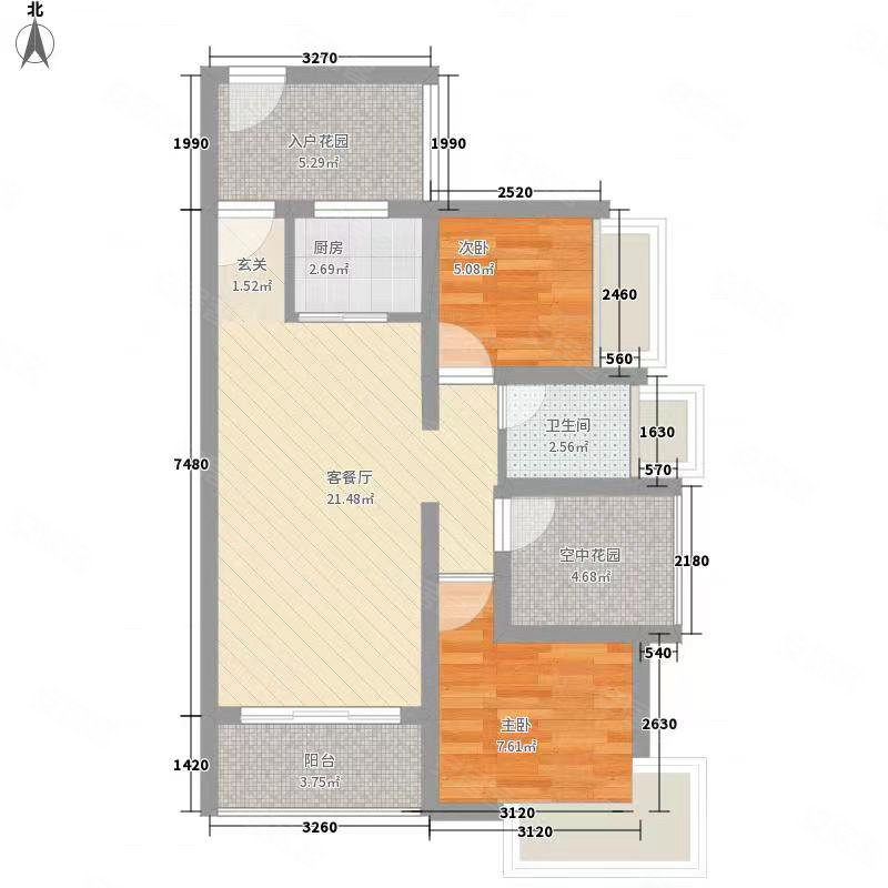 惠达八一景苑2室1厅1卫65㎡南23万