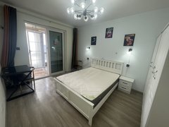 南京建邺奥南油坊桥金穗花园主卧阳台大独卫双地铁口,可短租可月付,可办房补出租房源真实图片