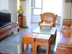 无为城区无为城市广场观湖园 全屋中央 精装三室 全屋实木家具家电齐全拎包入住出租房源真实图片