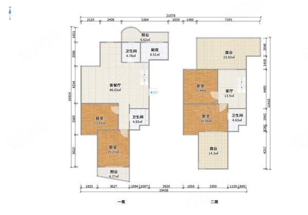 文思苑4室2厅3卫196㎡南北620万