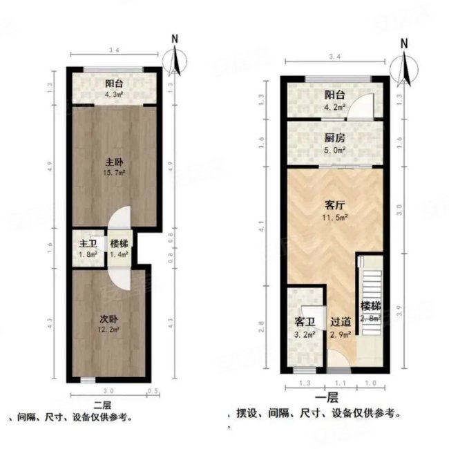 北城新天地 朝南 双卫 满二 近地铁 中间好楼层