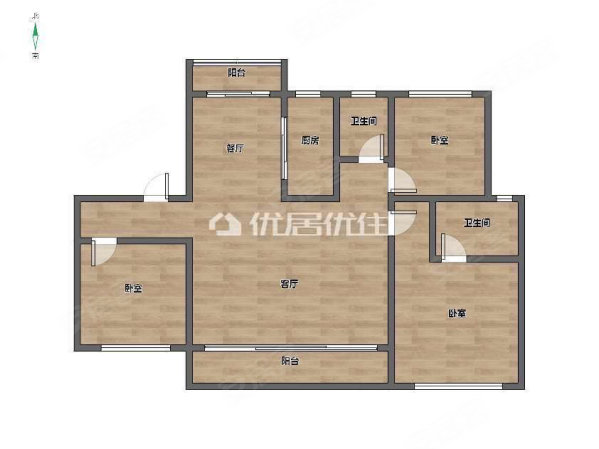 雅居乐国际花园4室2厅2卫140㎡南北113万