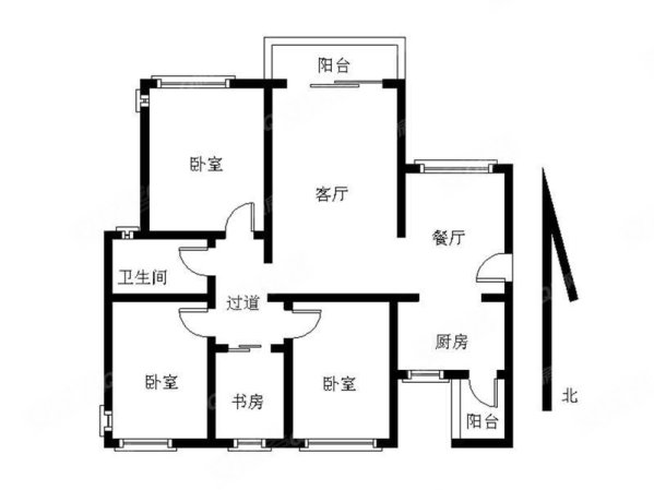 丽景名筑平面图图片