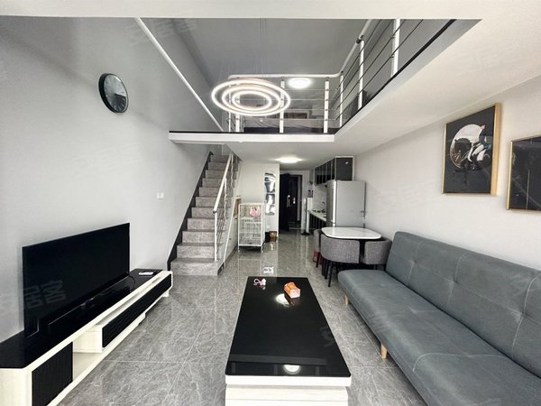 绵阳涪城火车站朗基天域朗基天域大户型复式一房 现代风装修 一室一厅