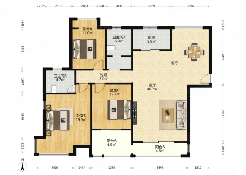 西安二手房>高新区二手房>锦业路二手房>绿地世纪城新里仕嘉公寓(a区)