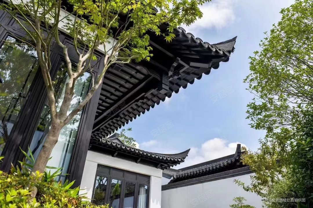 特价320万纯一层合院别墅送百平院子江南印象中式风格