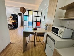 苏州工业园东沙湖青年公社悦东区 旁汀兰精装公寓一室一厅 民用水电可短租可优租出租房源真实图片