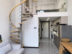 宁波鄞州首南梦中情房LOFT，旋转楼梯INS风，就一套出租房源真实图片
