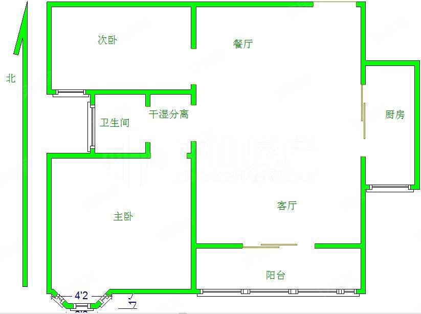 业主去外地发展 出连元街本部240w俩房来电看,保利达江湾城二手房,240