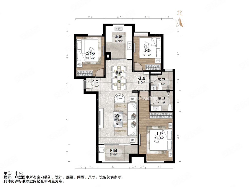 卢浮公馆 医疗配套成熟 板楼 带电梯 购物方便 房龄新
