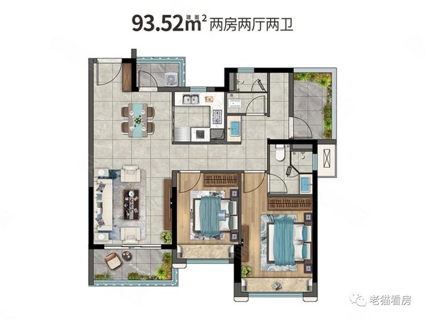 河源东源东源城区龙光玖云台多套龙光玖云台三房两卫1000起出租房源真实图片