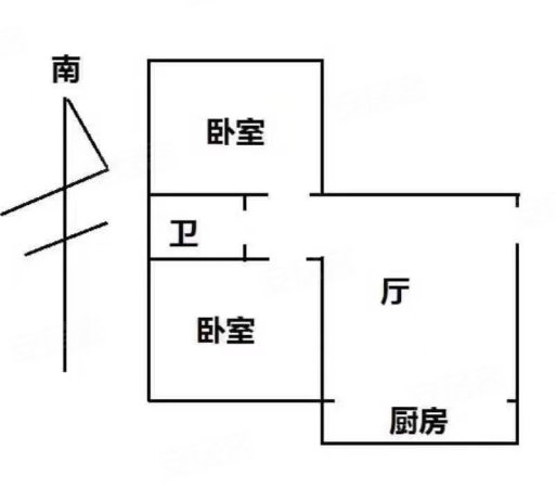 蓝色港湾(一期)2室1厅1卫69.17㎡南北44万