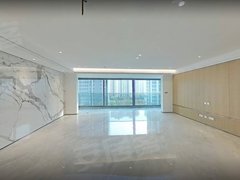 青岛崂山山东头玖玺城二期珺府 阳台已封 精装未住大平层四居 可长租出租房源真实图片