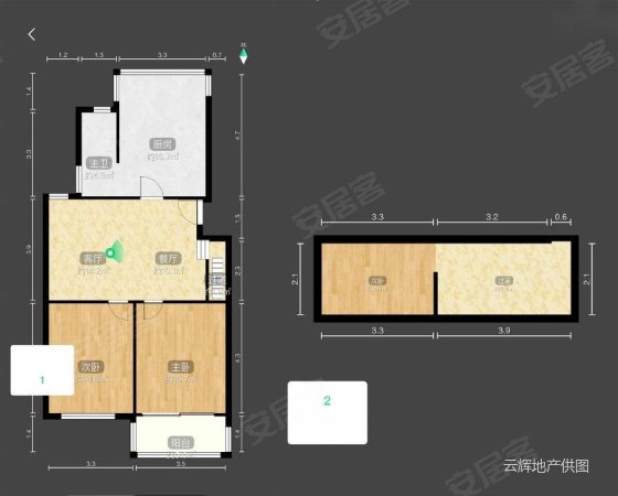 宝林新苑2室2厅1卫94.47㎡南415万