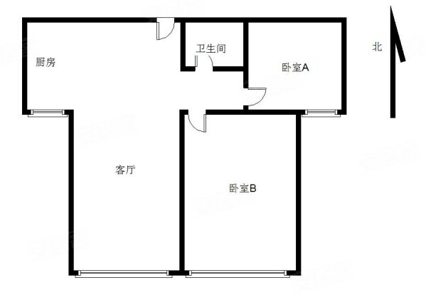 新公馆2室1厅1卫93㎡南101万