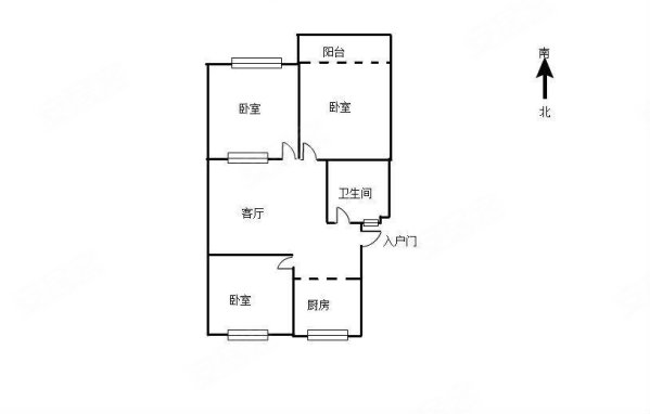 潍城春天3室1厅1卫81㎡南北39.8万