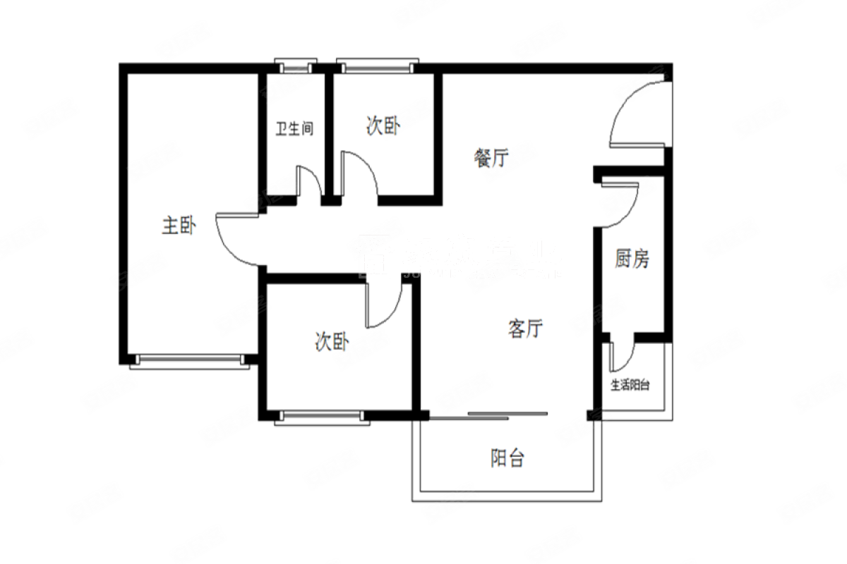 东莞帝景中央户型图图片