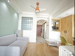 新华国际公寓精装一室 现代风装修 家电齐全 拎包入住 可谈价
