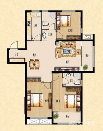 降价丨荣悦华府3房2卫丨129平 165万丨中间楼层丨送车库