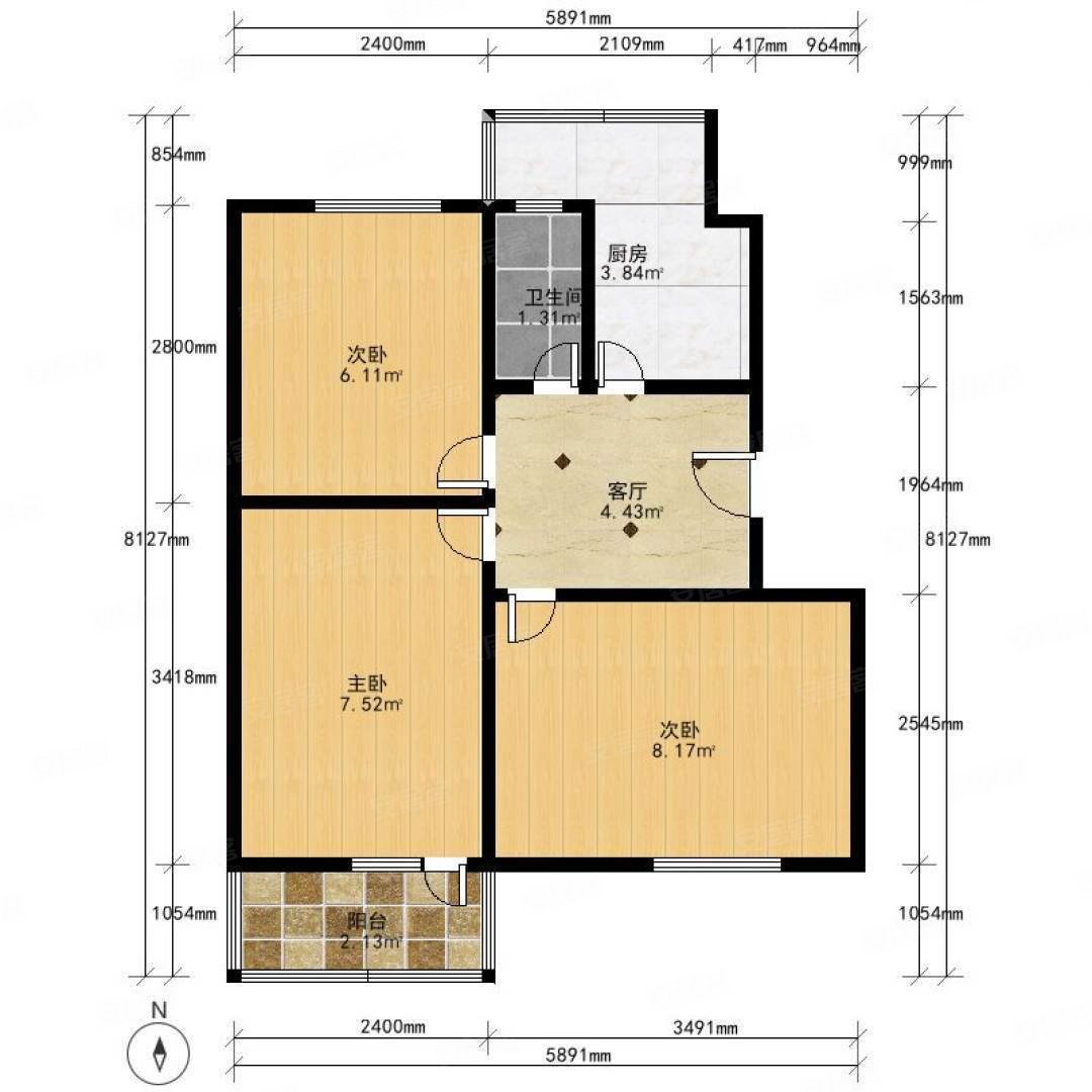 纬五路15号院不用过马路稳定纬五一多层2楼不临路
