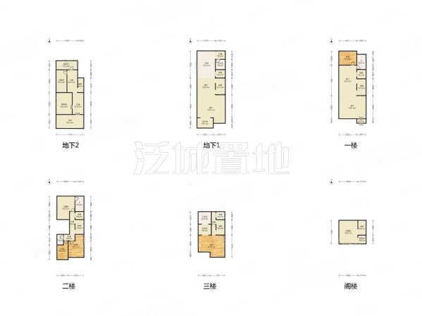 京基鹭府3室2厅3卫376.61㎡南北1900万