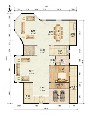 长岛澜桥4室4厅6卫566㎡东7999万