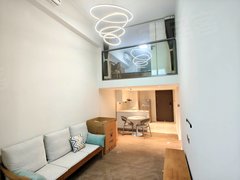 佛山顺德大良新城区保利江景复式木质风三房出租出租房源真实图片