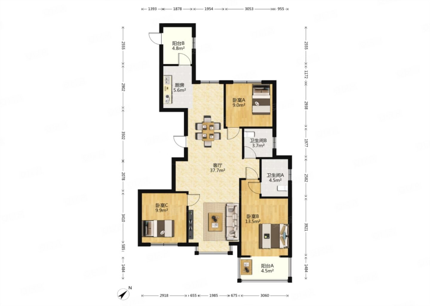 丽泽花苑好房急售经典南北全明户型大红本满二急售随时看房