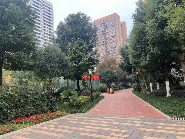 重庆渝北空港中国摩林莺花园中国摩精装2房配套齐全,小区环境好  中间