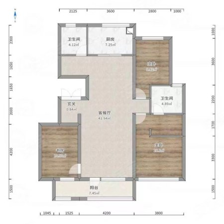 金泰学府5室3厅3卫208㎡南北120万