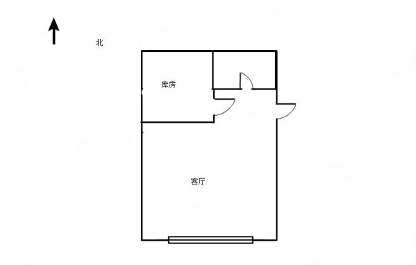 爱都国际(A座)1室1厅1卫55㎡南28万