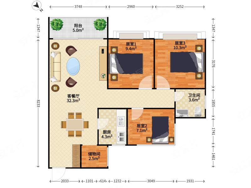 清湖地铁旁新出精装小四房,三房的价格买四房,随时看房,天玑公馆二手