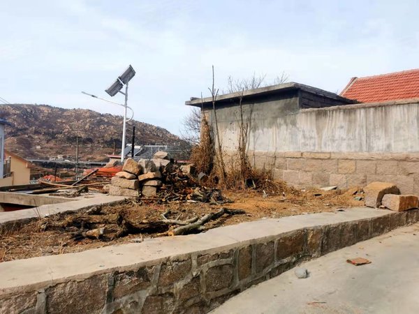青岛崂山沙子口大崂社区自建房崂山北宅晖流村,正房带西平房,院子大