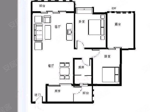 重庆渝中大坪奥园康城(a区)大坪 奥园康城a区二房1750元月出租房源