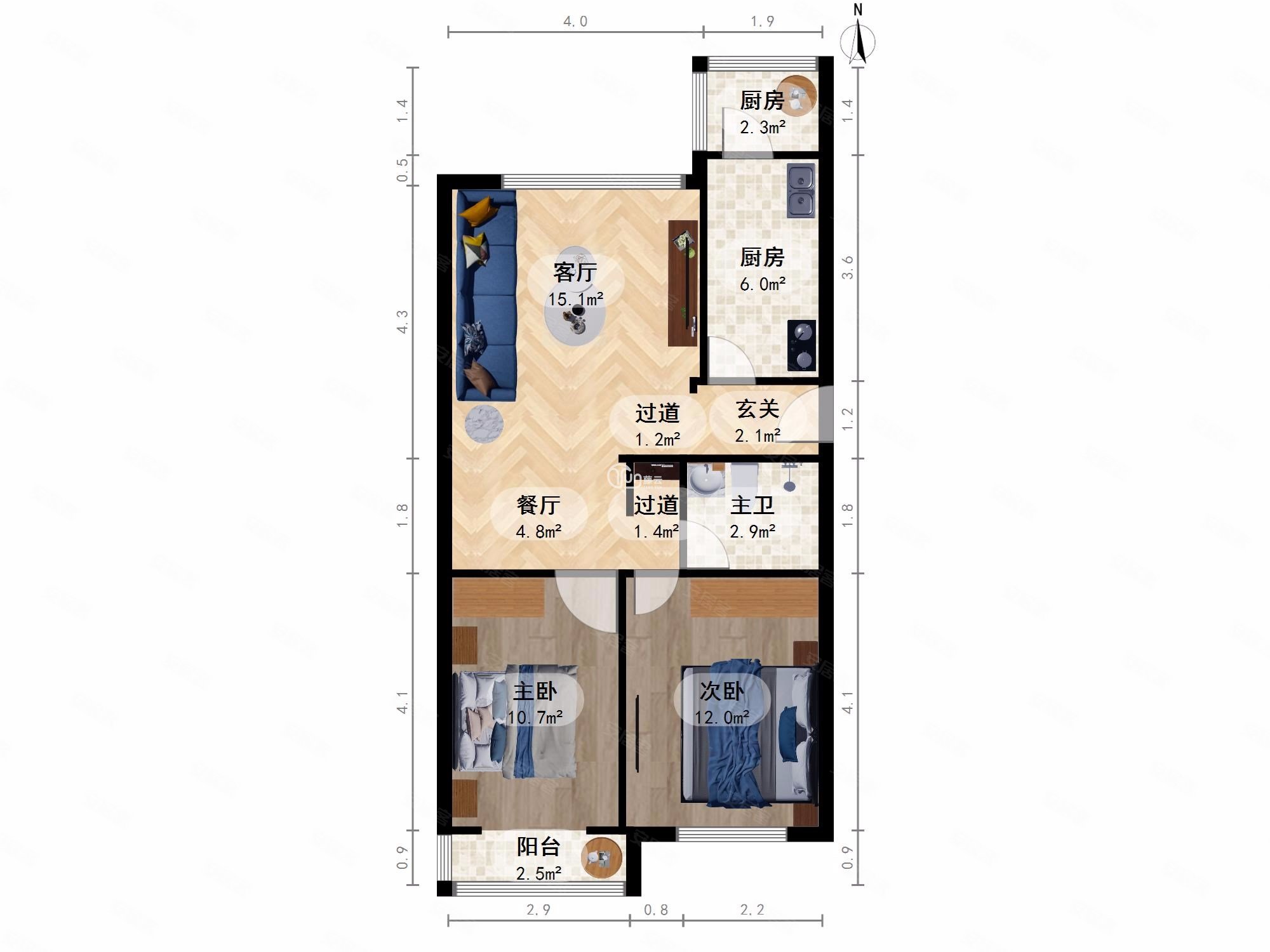 紫瑞园经典双阳通透户型洋房诚心出售