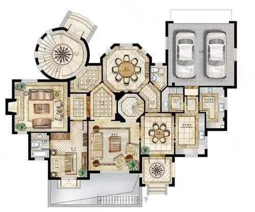 越都名府独栋别墅占地800多方花园600方诚心出手