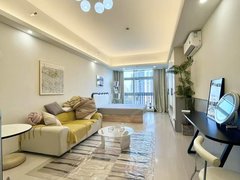 南京建邺奥体庐山路奥体中心河西CBD金融城中泰国际奥体东地铁口精装单室出租房源真实图片