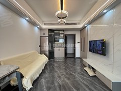 澧县财富广场市中心欢乐城公园世家 1室2厅1卫 精装修 电梯房 50平出租房源真实图片