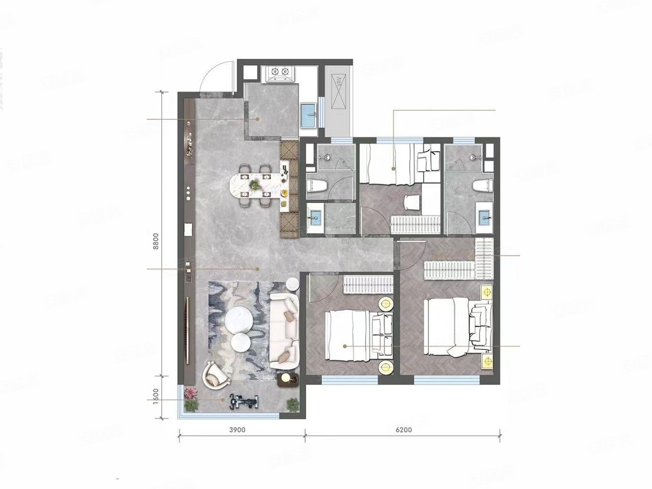 奥体之上华润置地港宸润府新盘上市 –西安 品牌开发商 – 安居客