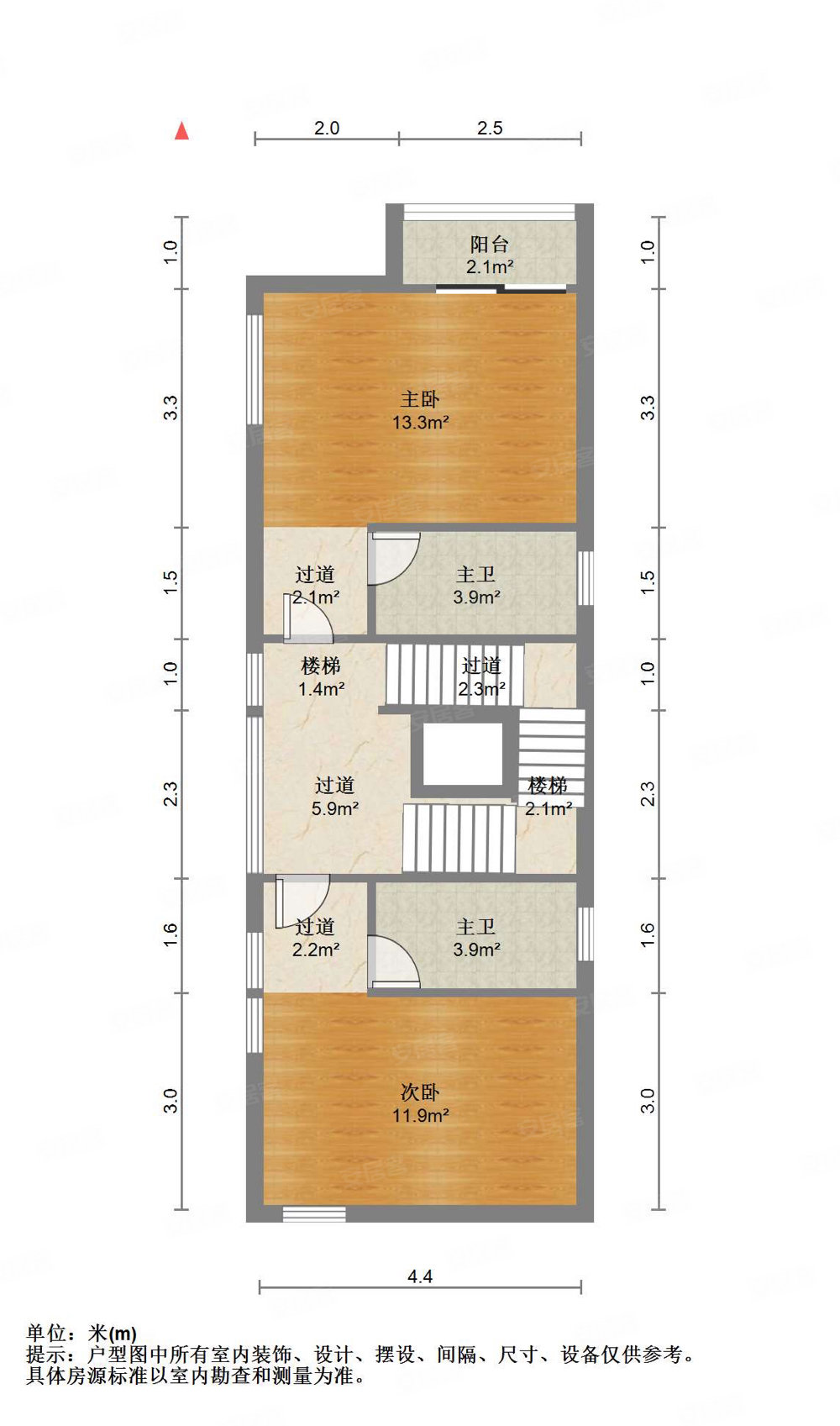 4间房子的设计图图片