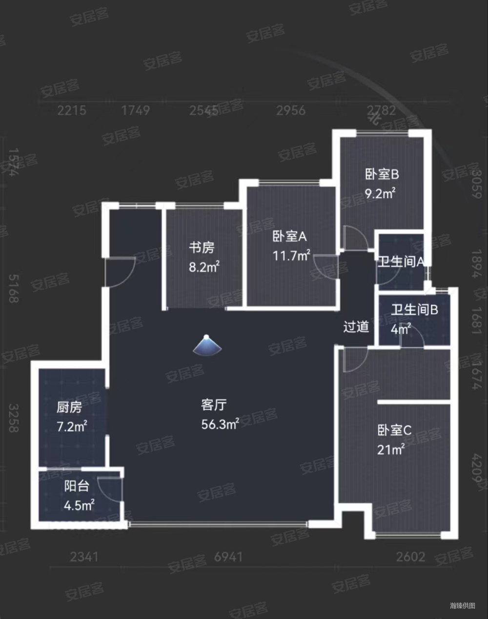 地铁口出口!,融创文旅城御河湾北区二手房,125万,4室2厅,2卫,149.