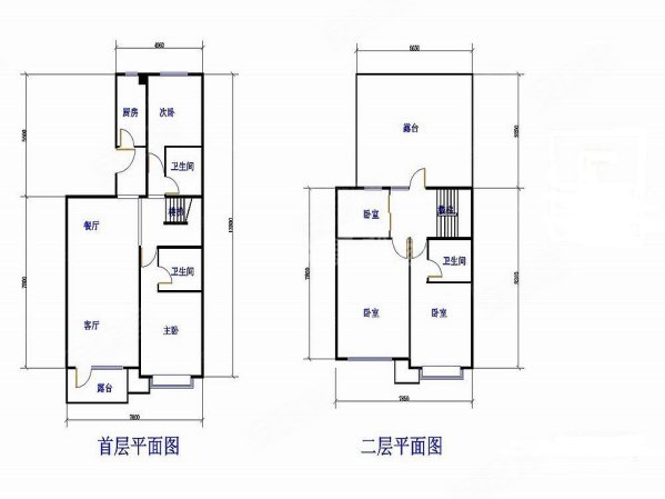 天恒摩墅3室2厅3卫142.77㎡南北316万