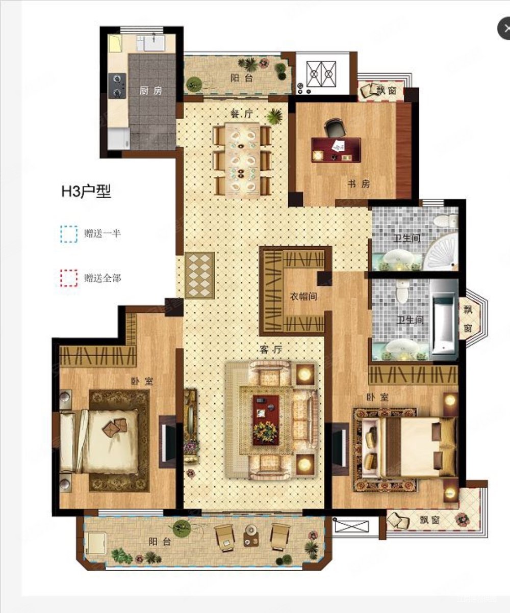 尚城国际高楼层视野好精装修南向采光好看房密码锁