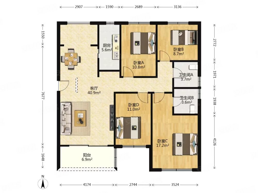 中南融创玖华台
