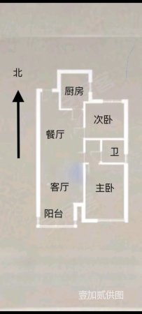 万科新都会2室2厅1卫89㎡南北93万