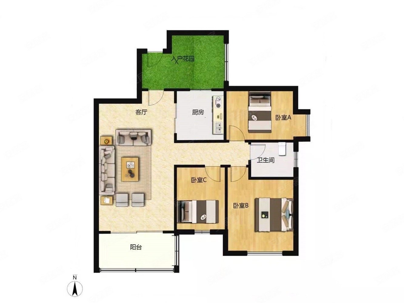凤馨苑满五业主急卖近门岗出行方便随时看房