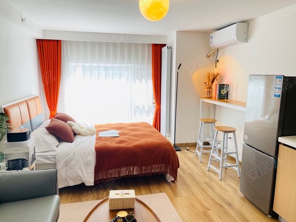 大连中山三八广场海米公寓封闭小区 民水民电 下楼地铁家电齐全 可押