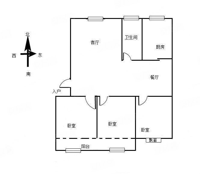 急售奥体近精装三室三室朝阳双阳台多层楼层好